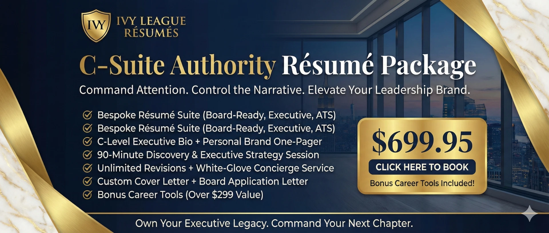 C-Suite Authority Resume