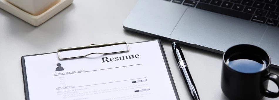 Executive receiving resume writing assistance
