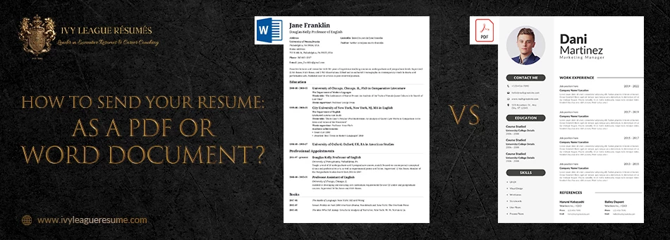send your resume in document